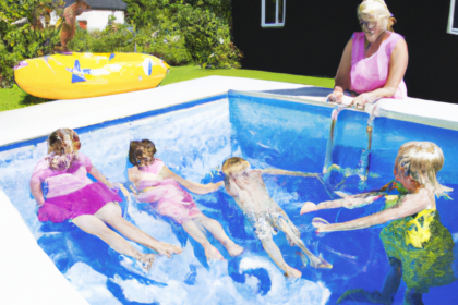 Få mere ud af sommerferien med børnebørnene - svøm i et badebassin!